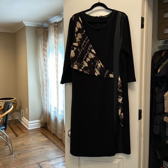 BNWT BLACK MIDI DRESS - Picture 1 of 11